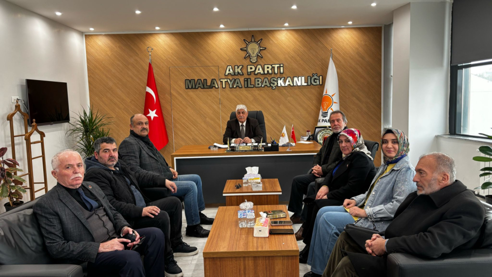 Hak Bir Çalışan ve Emekliler Derneği Malatya İl Başkanlığı Yönetim Kurulu ile AKP İl Başkanlığı Ziyareti
