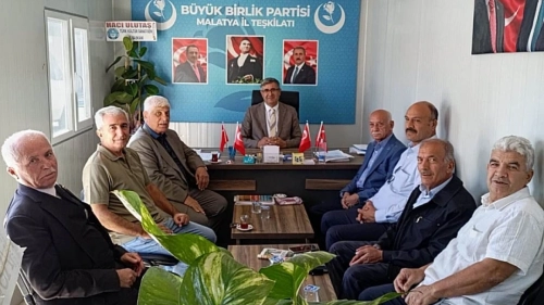 Hak Bir Derneği'nden Malatya BBP İl Başkanlığı'na Hayırlı Olsun Ziyareti
